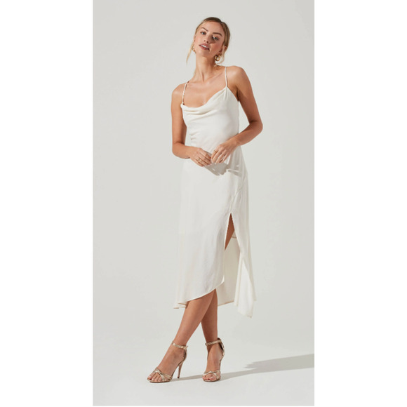 13. ASTR the Label Gaia Midi Dress Medium - Picture 2 of 9